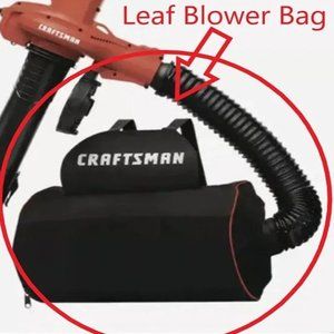 CRAFTSMAN Leaf Blower Bag (No leaf blower) Never used, New.